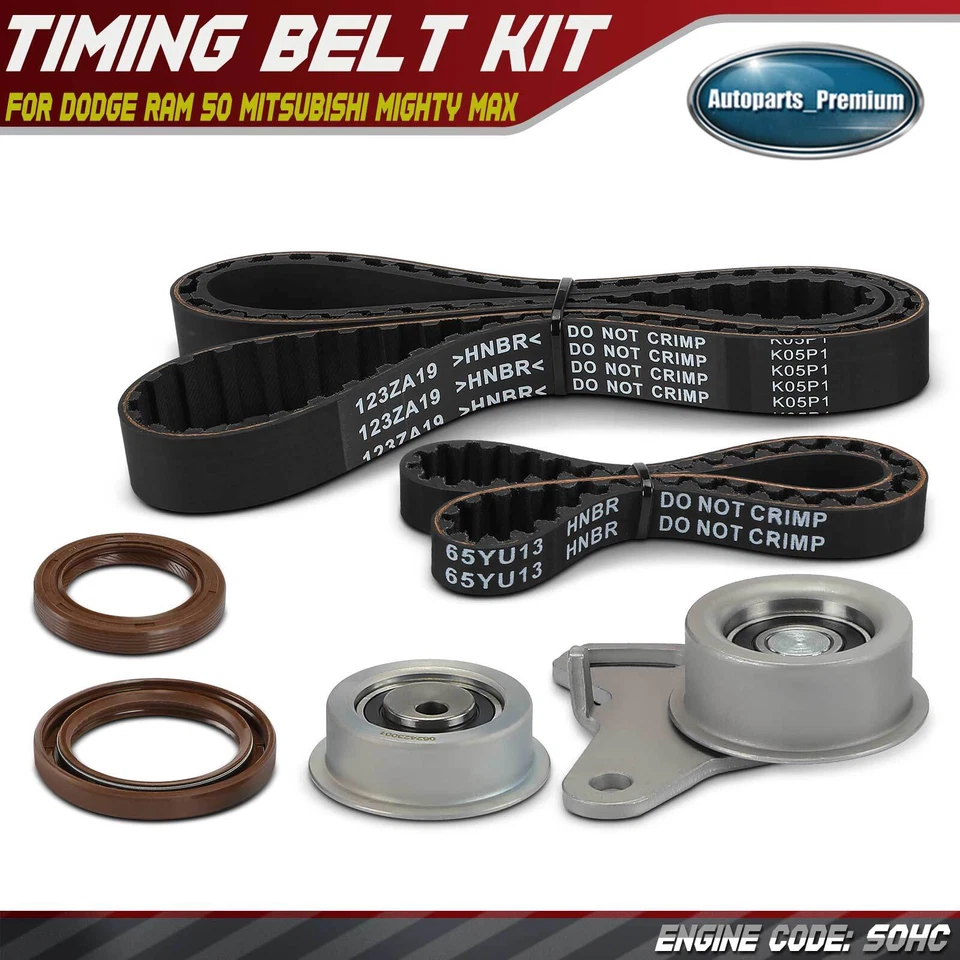 Kit de correa de distribución de 6 piezas para Dodge Ram 50 1993 Mitsubishi Mighty Max 1993 1994-1996 Foto 1 de 4