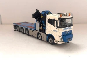 WSI truck models,Volvo FH4 Sleep Cab 10X4 Rigid Flatbed+Palfinger,VAN HAMEREN BV - Picture 1 of 10