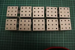 Meccano Grey Cube Profiles Part 160g - Picture 1 of 7