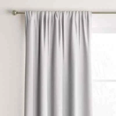 Room Essentials™ Room Darkening Heathered Window Curtain Panel - 1 PC 42x63 - Image 1 of 4