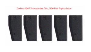 5* Chips de llave de coche, chip transpondedor de carbono 4D67 / ID67 para Toyota Scion - Imagen 1 de 1