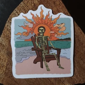 Grateful Dead & Co - Jerry Garcia - Bertha Beach Sun Fire Vinyl Stickers Decals - Picture 1 of 2