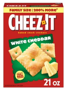 Cheez-It White Cheddar Cheese Crackers, 21 oz - Picture 1 of 2