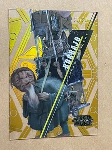 2016 Topps Star Wars High Tek BOBBAJO #SW-61 Gold Rainbow SP /50 - Picture 1 of 2