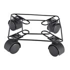 Potted Rolling Plant Stand Holder with 4 Casters Multipurpose Plant Tray Roller