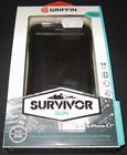 New Griffin Survivor Slim Tough Case Cover For 4.7" Iphone 6 In Black