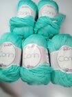 Lot of 5 Skeins Guchet Corin Yarn-Green-Silk/Cashmere/Acrylic-Each Sk 142 Yd-NEW
