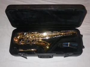 YAMAHA YTS-200AD ADVANTAGE SERIES TENOR SAXOPHONE, CASE -SERVICED, READY TO PLAY - Picture 1 of 18