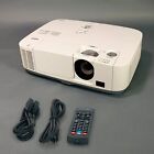 4000 Lumens 3LCD Projector WXGA HD HDMI - Less Than 500 Lamp Hours Used w/Bundle