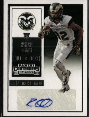 2016 Panini Contenders Draft Picks #119 Rashard Higgins - Image 1 of 2