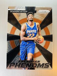 Deandre Ayton 2018-19 Panini Prizm Rookie Freshman Phenoms #25 Phoenix Suns Rc