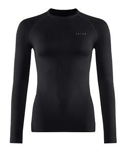 Falke Womens Long Sleeve Thermal Top Maximum Warm Black