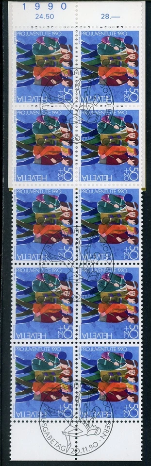 Switzerland Scott #B565 USED FIRST DAY CANCEL BOOKLET Youth 50+20 $$ 463754 - Image 1 of 1
