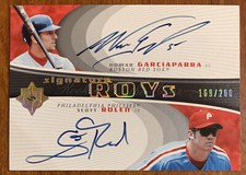 Scott ROLEN Nomar GARCIAPARRA 2005 Ultimate Collection ROYs Dual AUTO 169/200