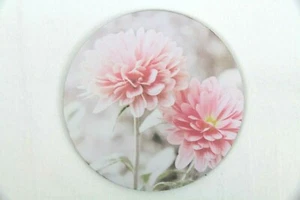 Pastel Flowers Round Mouse Pad 7.5 in. Diameter - Picture 1 of 2