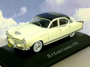 SUPERB 1/43 DIECAST 1958 IKA KAISER CARABELA (MANHATTAN) IN CREAM/WHITE & BLACK - Picture 1 of 3
