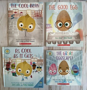 As Cool As It Gets + Great Eggscape + The Good Egg + Cool Bean Jory John New - Picture 1 of 12