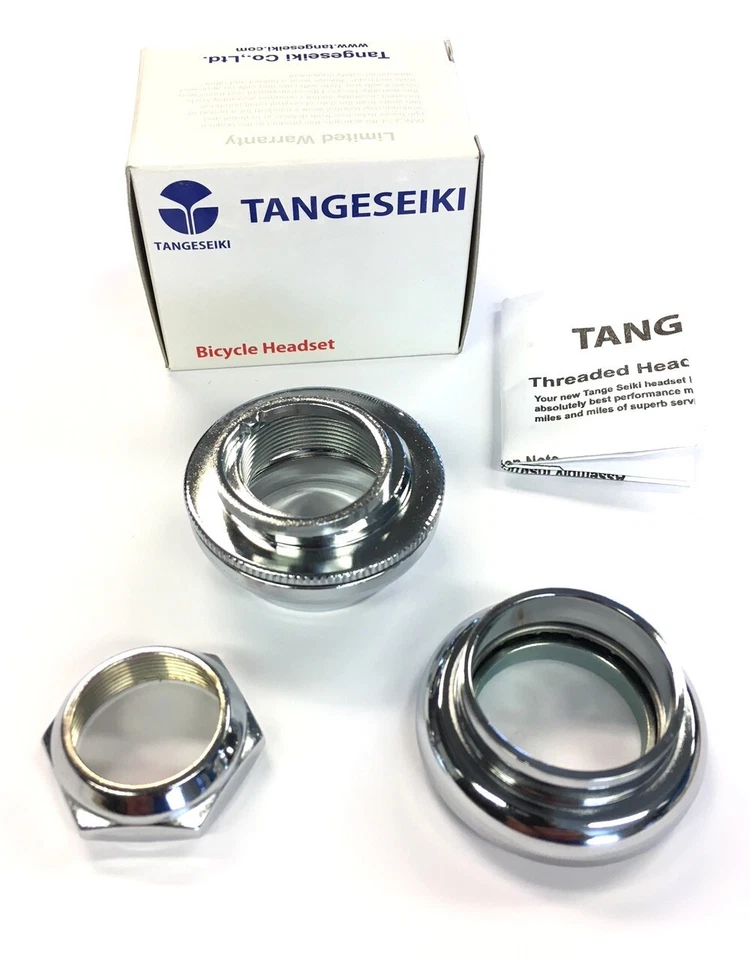 Old School BMX Tange MX-2 Chrome Steel 1 inch Threaded Headset - Image 1 of 1