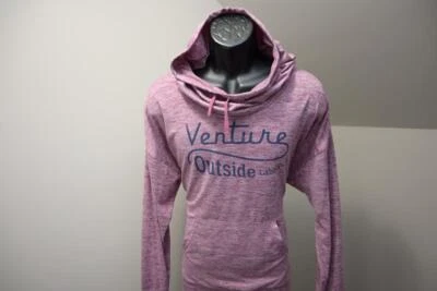 Cabelas Atheltic Sudadera con Capucha Suelta Pullover Sudadera Rosa jaspeado Para Mujer Talla Mediana Foto 1 de 4