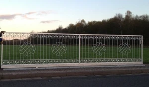 Yard Gate Garden Gate Sliding Gate Monaco-FTS600/120 Hot Dip Galvanised 15 Year Warranty - Picture 1 of 6