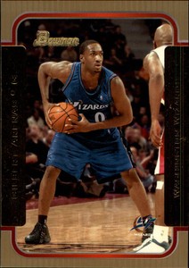 2003-04 Bowman Gold Washington Wizards Basketball Card #92 Gilbert Arenas