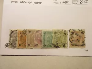 AUSTRIA Scott 71a, 74a, 76a, 78a, 79, 80a, 82a, mit Lack, GEBRAUCHT Katze $ 8,30 - Bild 1 von 1