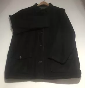 EDDIE BAUER Polartec dunkelbraune Fleecejacke mit Knopfleiste Damen große Taschen - Bild 1 von 11