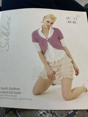 Sublime Knitting Book. The Fourth Sublime Aran Knit Book. 9 Designs - Image 1 of 4