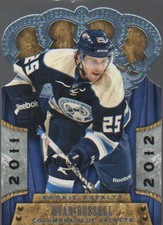 RYAN RUSSELL 2011-12 PANINI ANTHOLOGY CROWN ROYALE ROOKIE CARD #204
