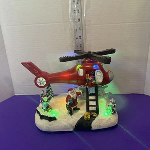 Christmas Musical Box Unique Holiday Home Decor Collectible with Lights Used - Picture 1 of 11