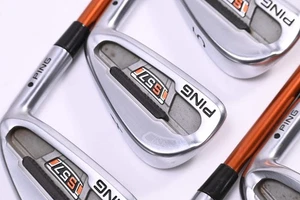 Ping S57 Irons / 3-PW / Black Dot / Senior Flex Ping TFC 129 Shafts - Picture 1 of 7
