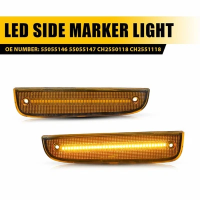 2x luces LED ámbar LED de estacionamiento para Jeep Cherokee 1997-2001 Foto 1 de 4