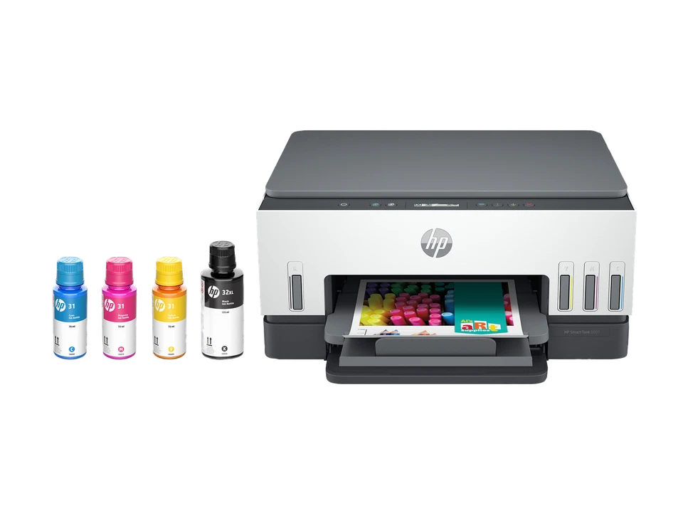 HP Smart Tank 6001 All-in-One InkJet Printer, Color Mobile Print, Scan, Copy, - Image 1 of 4