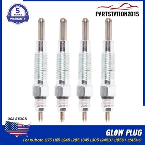 4Pcs Fits Kubota L175 L185 L245 L285 L345 L305 L245DT L185DT L245HC Glow Plug - Picture 1 of 8