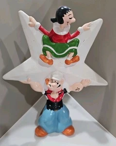 Popeye And Olive Oyl Tree Topper. Vintage Piece, 70's-80's. Rare!! - Picture 1 of 9