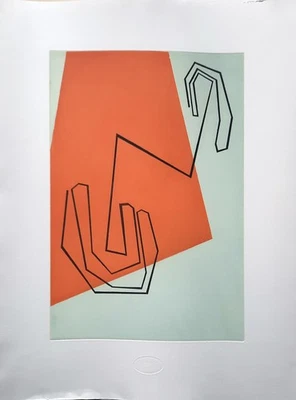 FRANK MAIER - Eva. Handsignierte Farb-Radierung. Griffelkunst Wahl 351 A4. - Bild 1 von 3