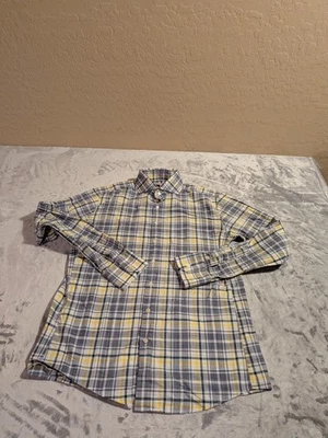 Thomas Pink Dress Shirt Mens 15.5 39 Slim Fit Plaid Button Down Long Sleeve - Image 1 of 4