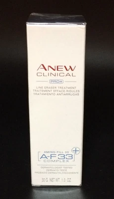 雅芳 ANEW Clinical PRO+ 氨基填充 33 复合物线橡皮擦治疗 1 盎司/30 克全新陈货 — 第 1/4 张图片