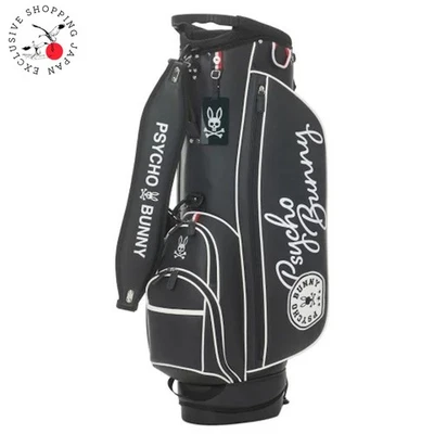 Psycho Bunny Golf LWG Carry Stand Bag Navy 9 x 46in 3.1kg 4-way Divider New Men - Image 1 of 4