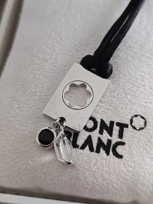 Collana Montblanc in seta e Argento 925 Silver Sterling - Immagine 1 di 4