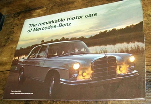 1966 Mercedes Benz dealer brochure - 250 S SE 230 SL Roadster 200 600 limousine - Picture 1 of 2