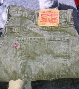 Levis 501 White Oak Cone Denim Jeans 40x30 Button Fly Straight - Picture 1 of 8