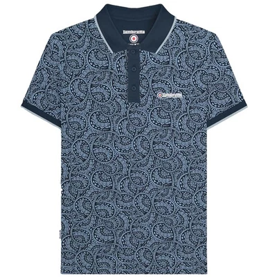 Lambretta  Polo Paisley Tonal para Hombre (LB244) - Imagen 1 de 3