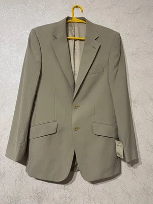 NWT Magee Vintage Men's Beige Wool Blazer 2 Pieses Jacket England Classic 38R - Image 1 of 4