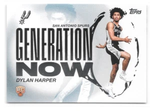 2025-2026 Topps Basketball Generation Now Dylan Harper RC Spurs #GN-2 Rookie - Foto 1 di 3