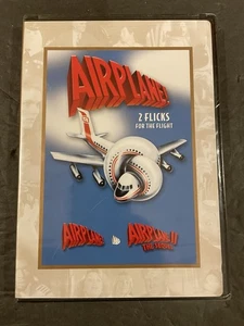 Airplane & Airplane II 2 Flicks for the Flight DVD New And Factory Sealed Comedy - Picture 1 of 3