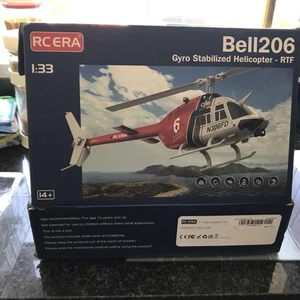 Helicóptero Bell206 ERA RC RTF con asistencia óptica y tres baterías - rojo - Imagen 1 de 5