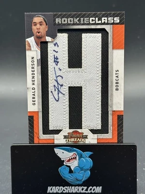 2009-10 Panini Threads Rookie Class /630 Gerald Henderson #112 Rookie Auto RC - Image 1 of 2