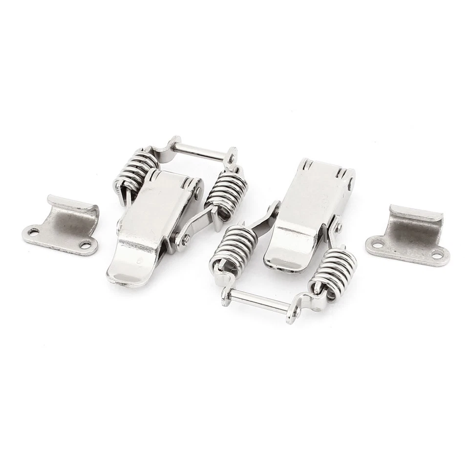 5,5 cm, chiusura a T in acciaio INOX, colore: argento confezione 2 - Immagine 1 di 1