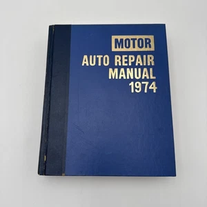MOTOR Auto Repair Manual 37th Edition First Printing 1974 Good Condition - Bild 1 von 9